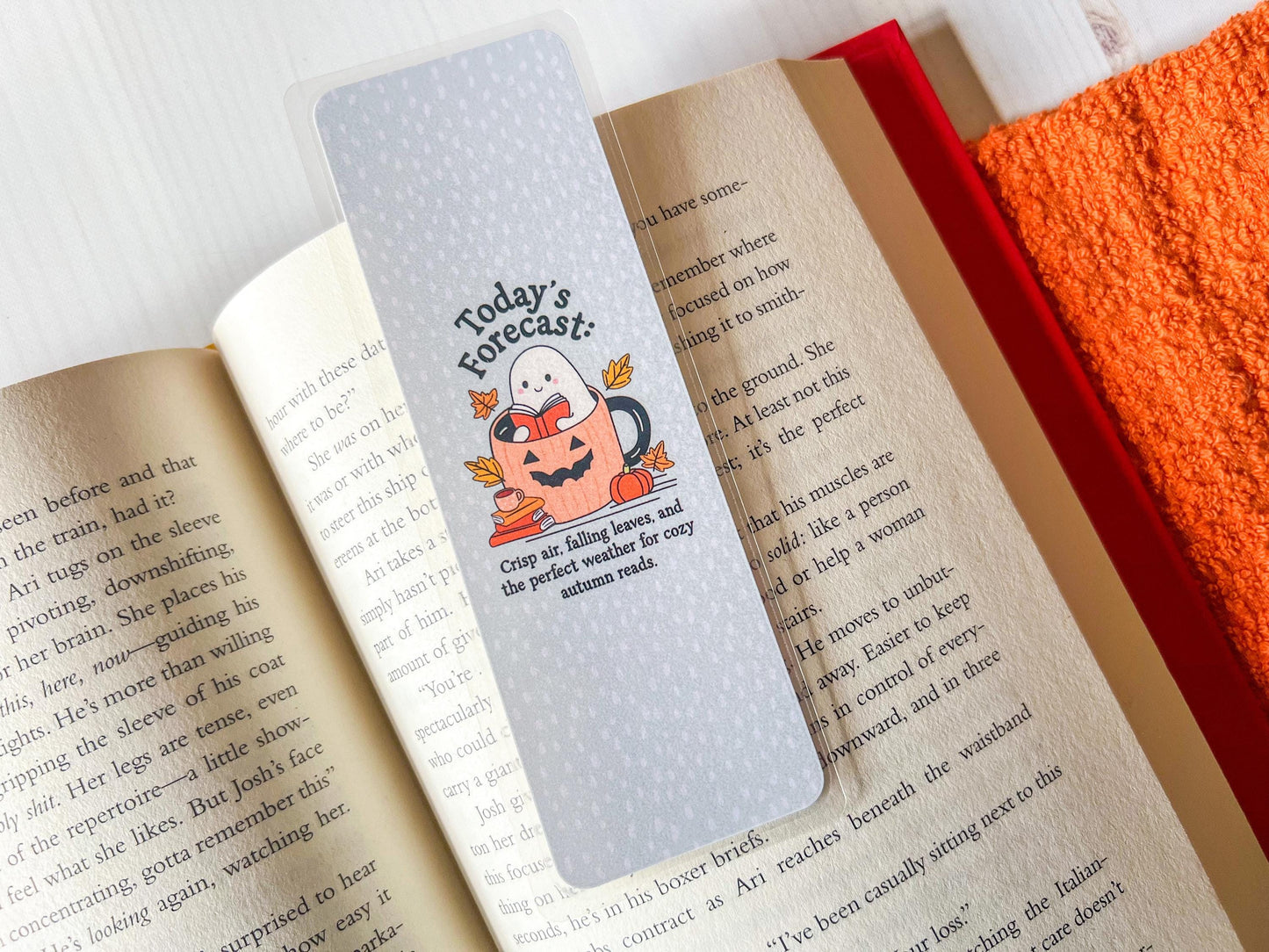 Autumn Reads Fall Bookmark