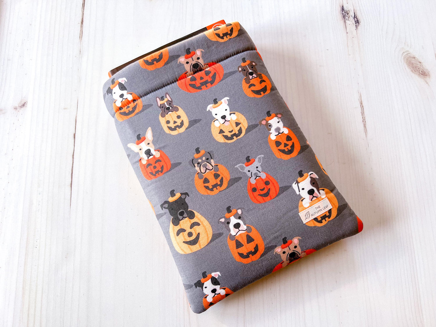 Dogs In Pumpkins Halloween Book Cozy