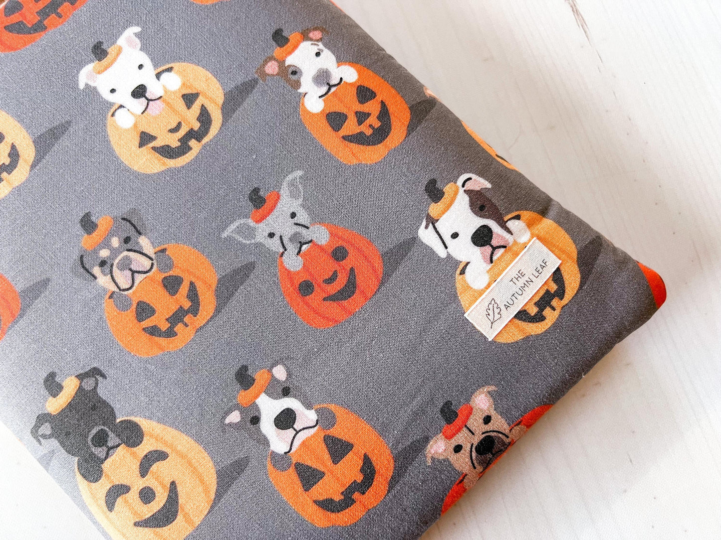 Dogs In Pumpkins Halloween Book Cozy