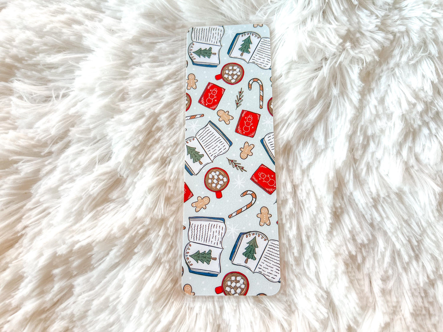 Bookmas Bookmark | Christmas Bookmark | Snow Bookmark | Holiday Bookmark | Bookworm Gift | Gift for Reader | Winter Bookmark
