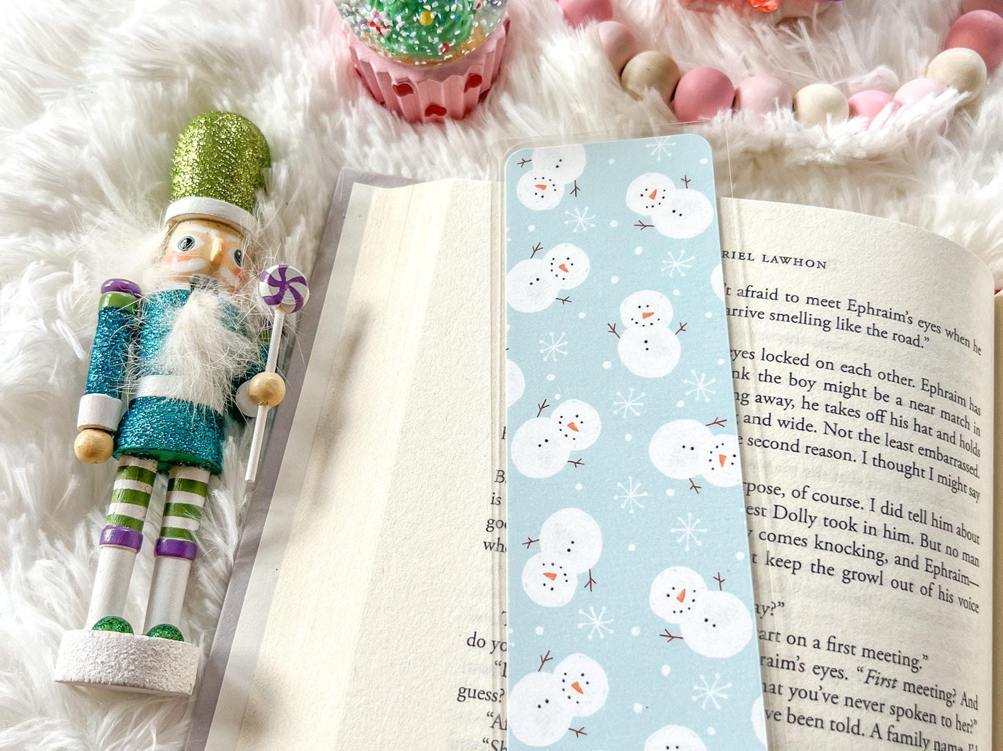 Snowmen Christmas Bookmark | Christmas Bookmark | Winter Bookmark | Gift for Reader | Snow Bookmark