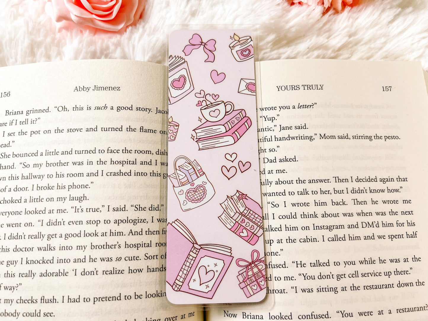 Valentine's Day Books Bookmark | Valentine's Day Bookmark | Gift for Reader | Bookish Bookmark | Book Lover Bookmark