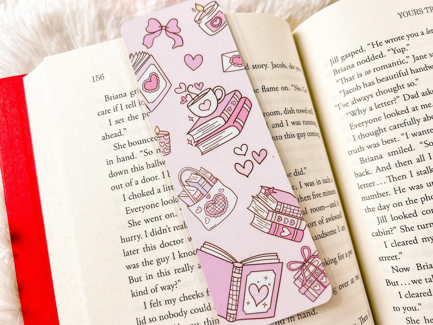 Valentine's Day Books Bookmark | Valentine's Day Bookmark | Gift for Reader | Bookish Bookmark | Book Lover Bookmark
