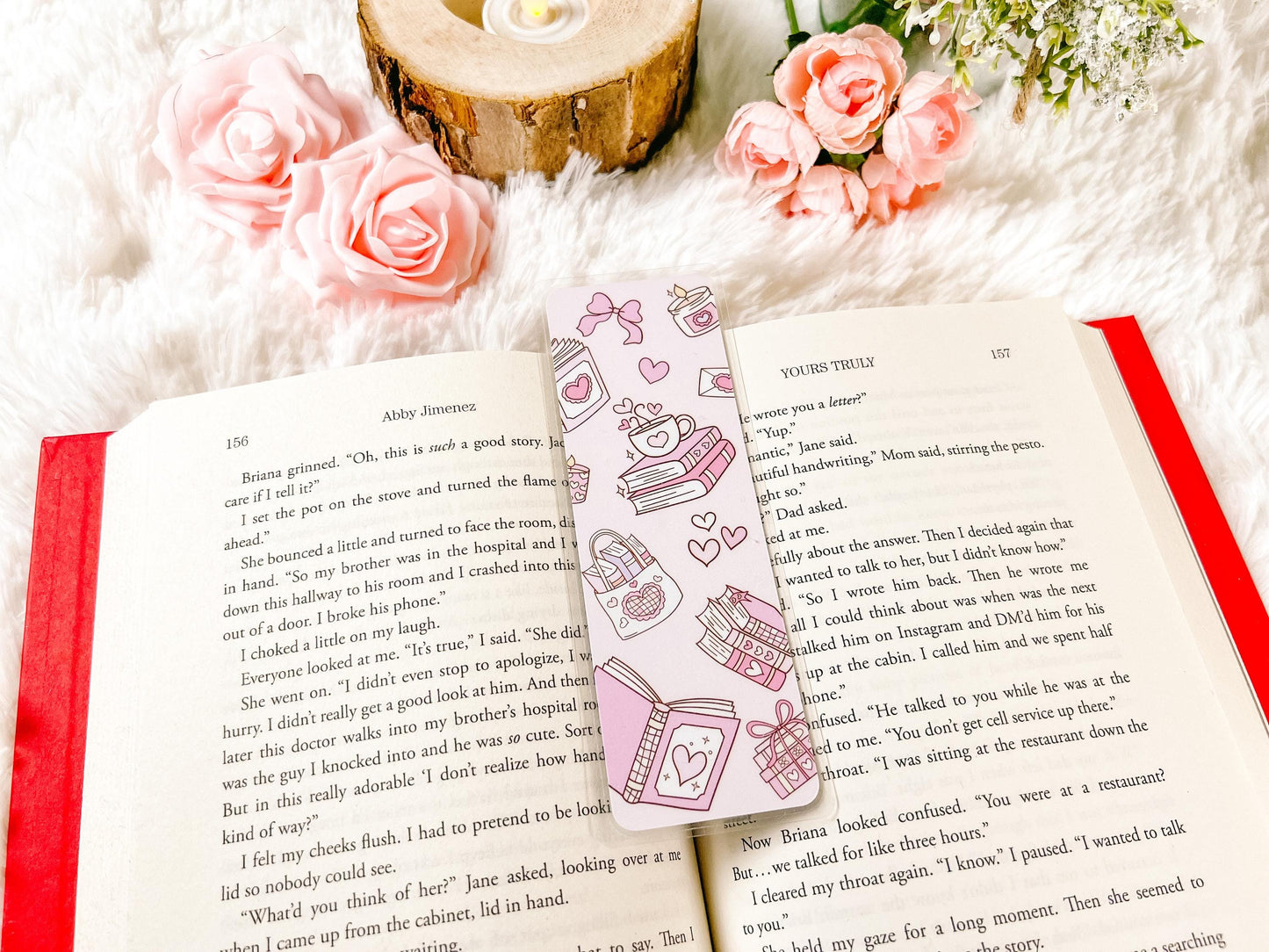 Valentine's Day Books Bookmark | Valentine's Day Bookmark | Gift for Reader | Bookish Bookmark | Book Lover Bookmark