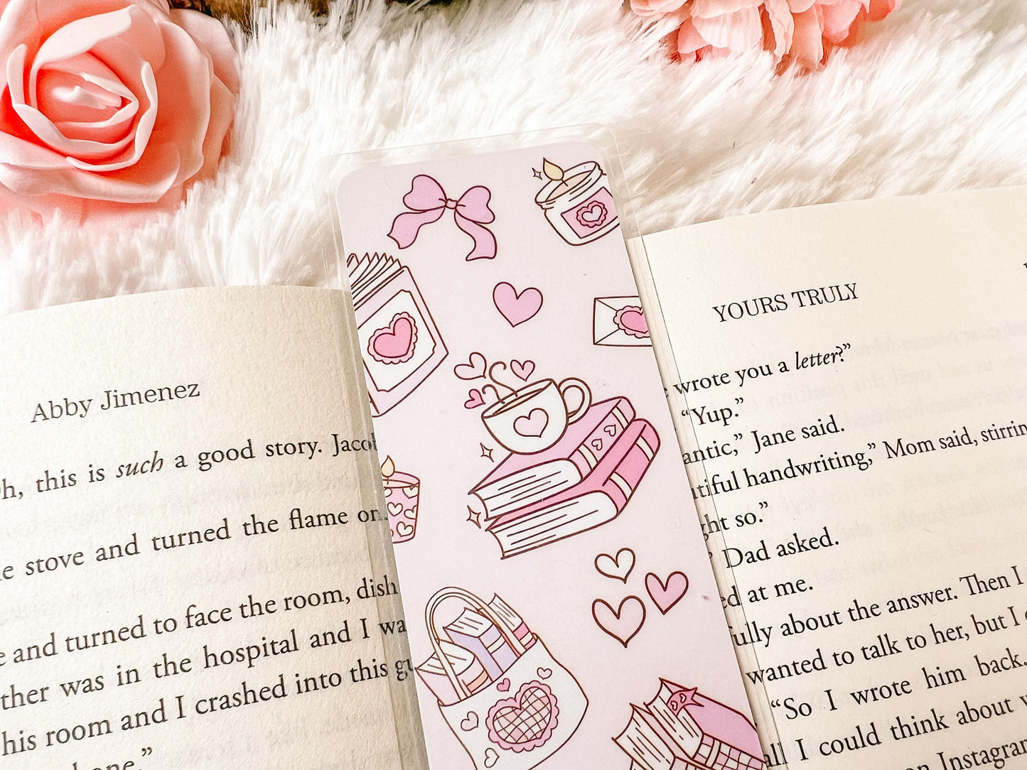 Valentine's Day Books Bookmark | Valentine's Day Bookmark | Gift for Reader | Bookish Bookmark | Book Lover Bookmark
