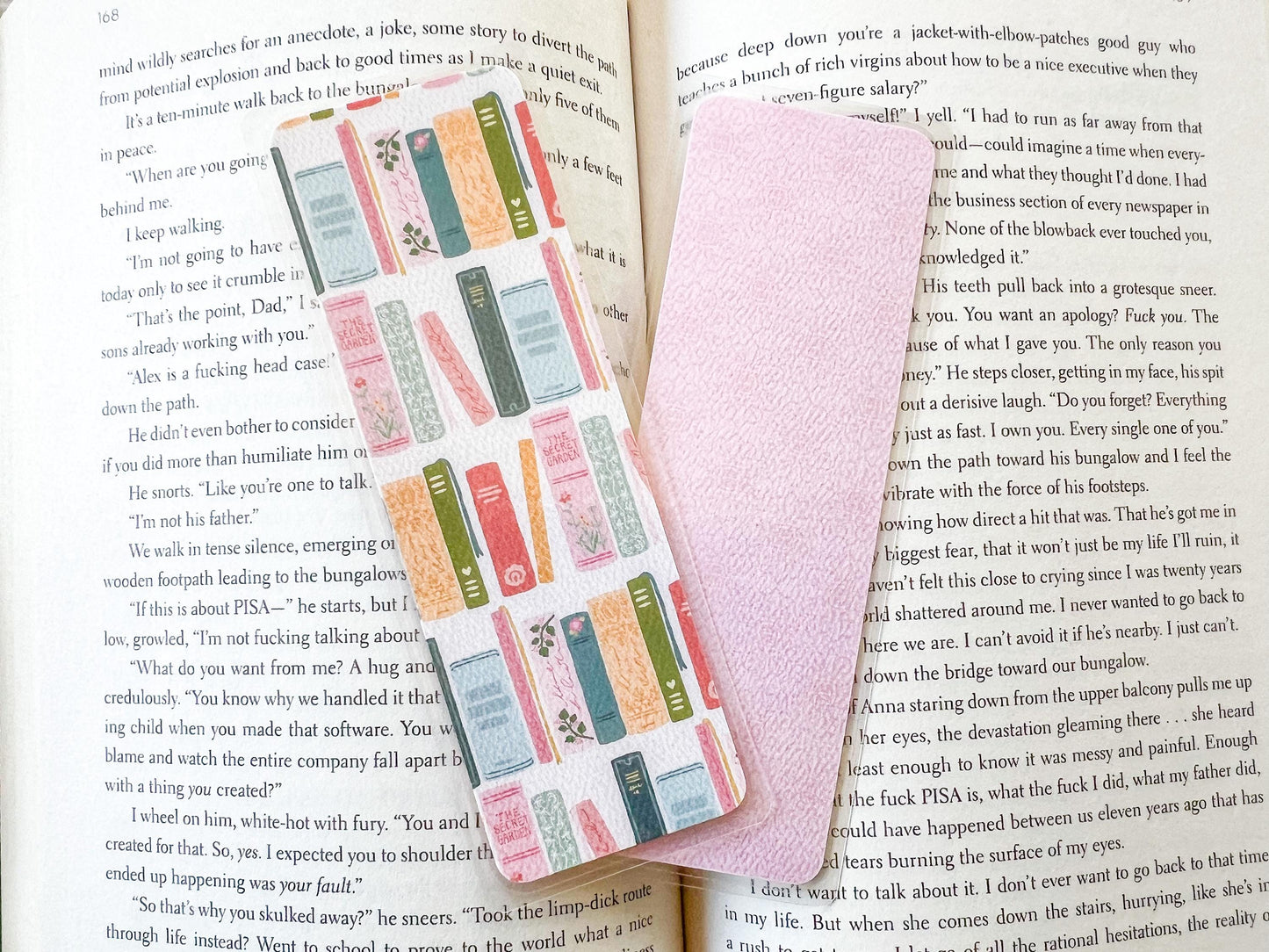 Summer Bookshelf Bookmark | Summer Bookmark | Gift for Reader | Flowers Bookmark | Bookish Bookmark | Bookshelf Bookmar