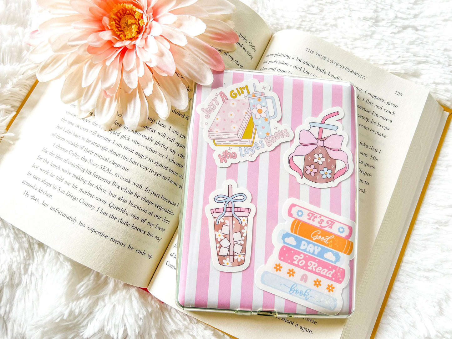 Books & Iced Coffee Sticker Collection