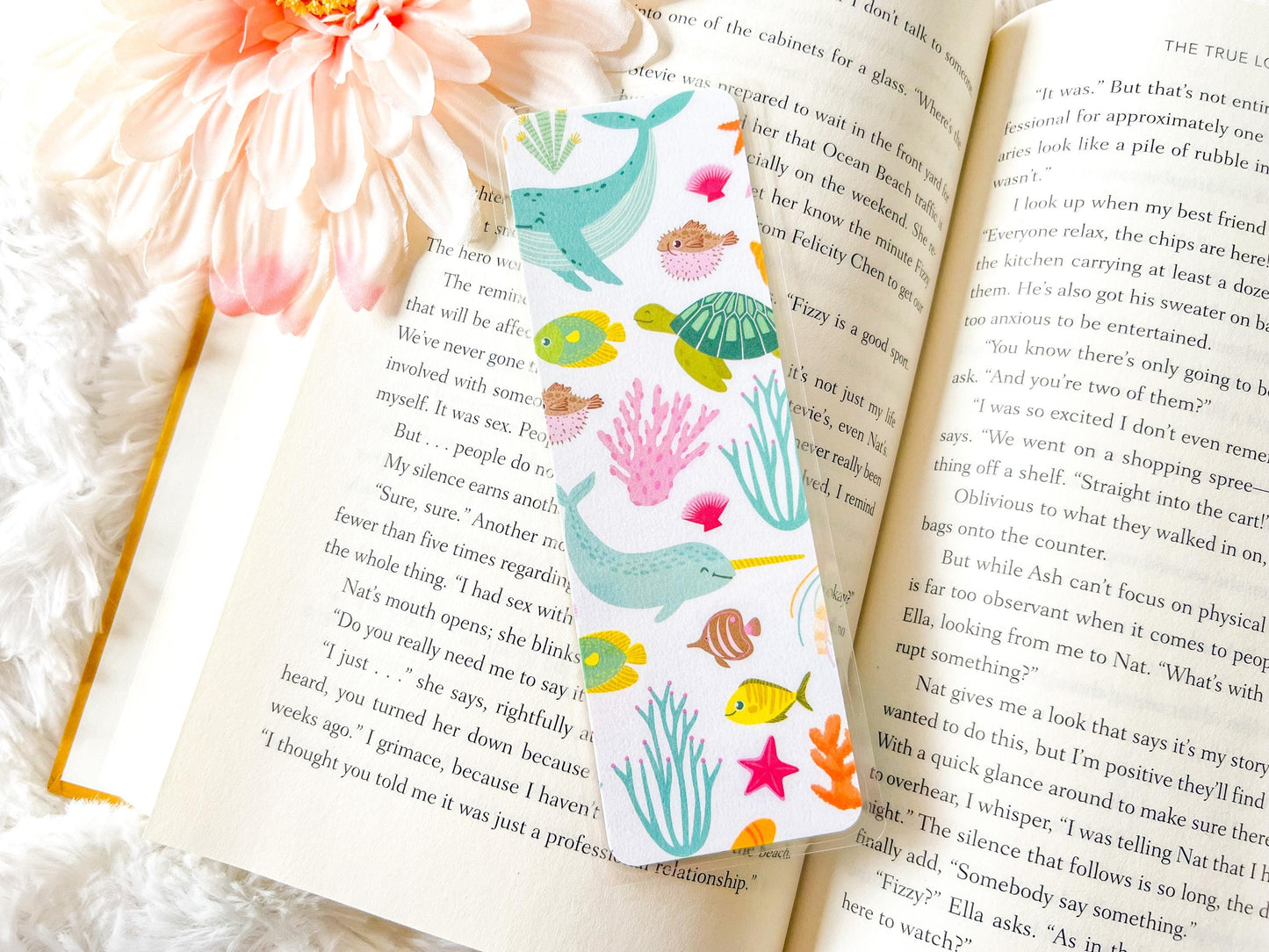 Ocean Life Bookmarks | Summer Bookmark | Turtle Bookmark | Bookworm Gift | Gift for Reader | Beach Bookmark | Whales Bookmark