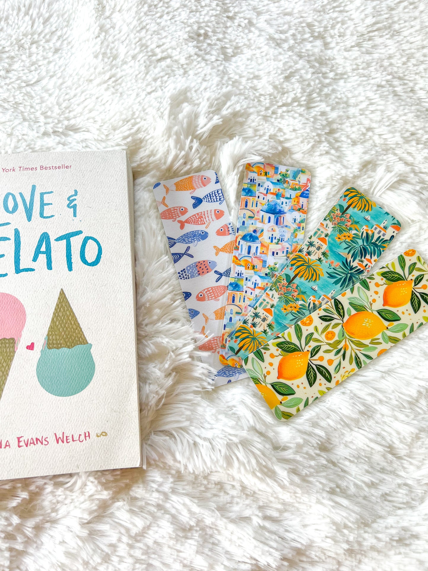 Amalfi Coast Mediterranean Summer Bookmarks