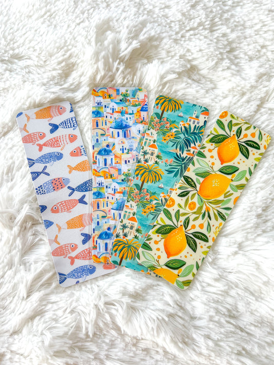 Amalfi Coast Mediterranean Summer Bookmarks