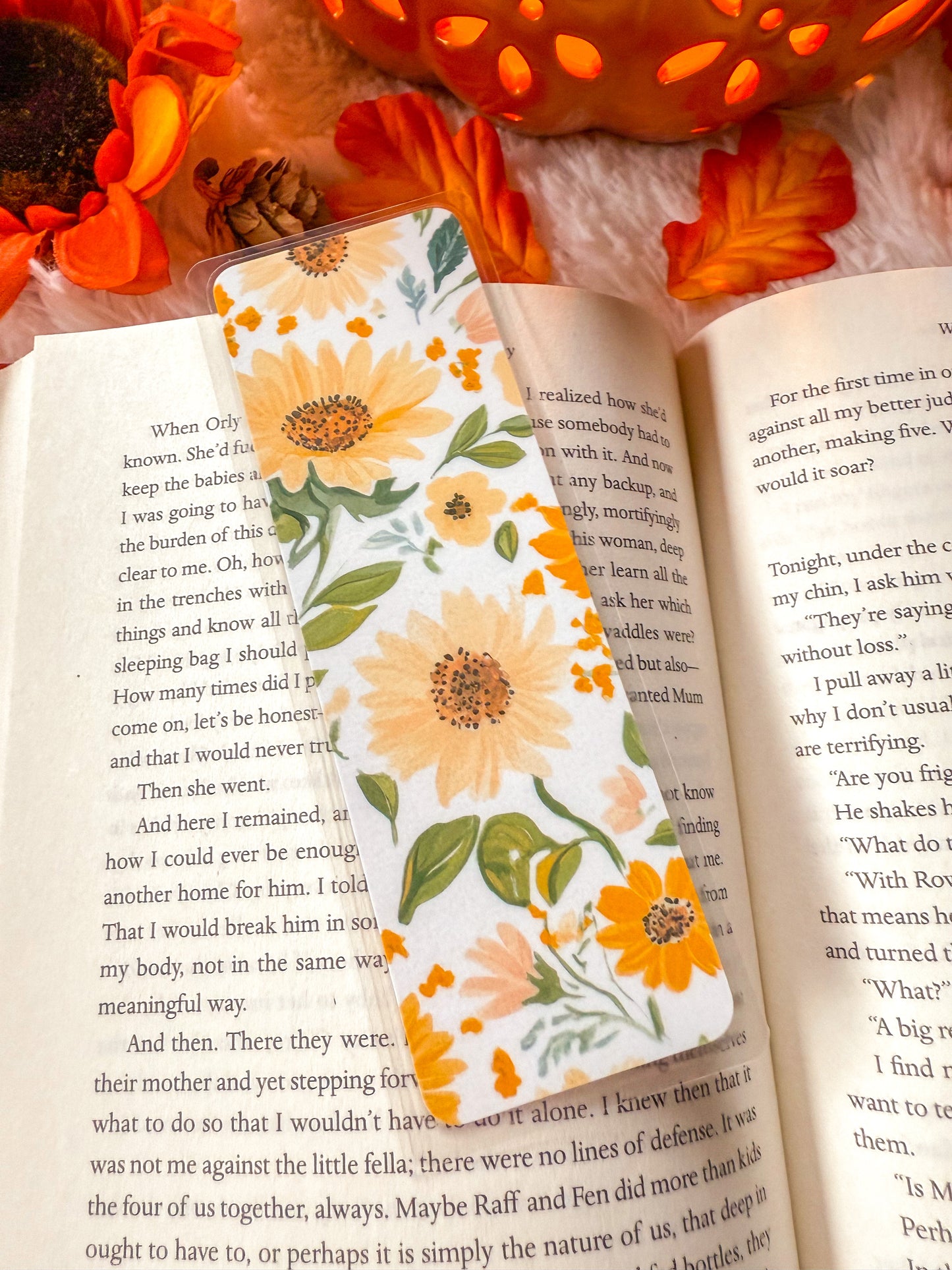 Sunflower Fall Bookmarks