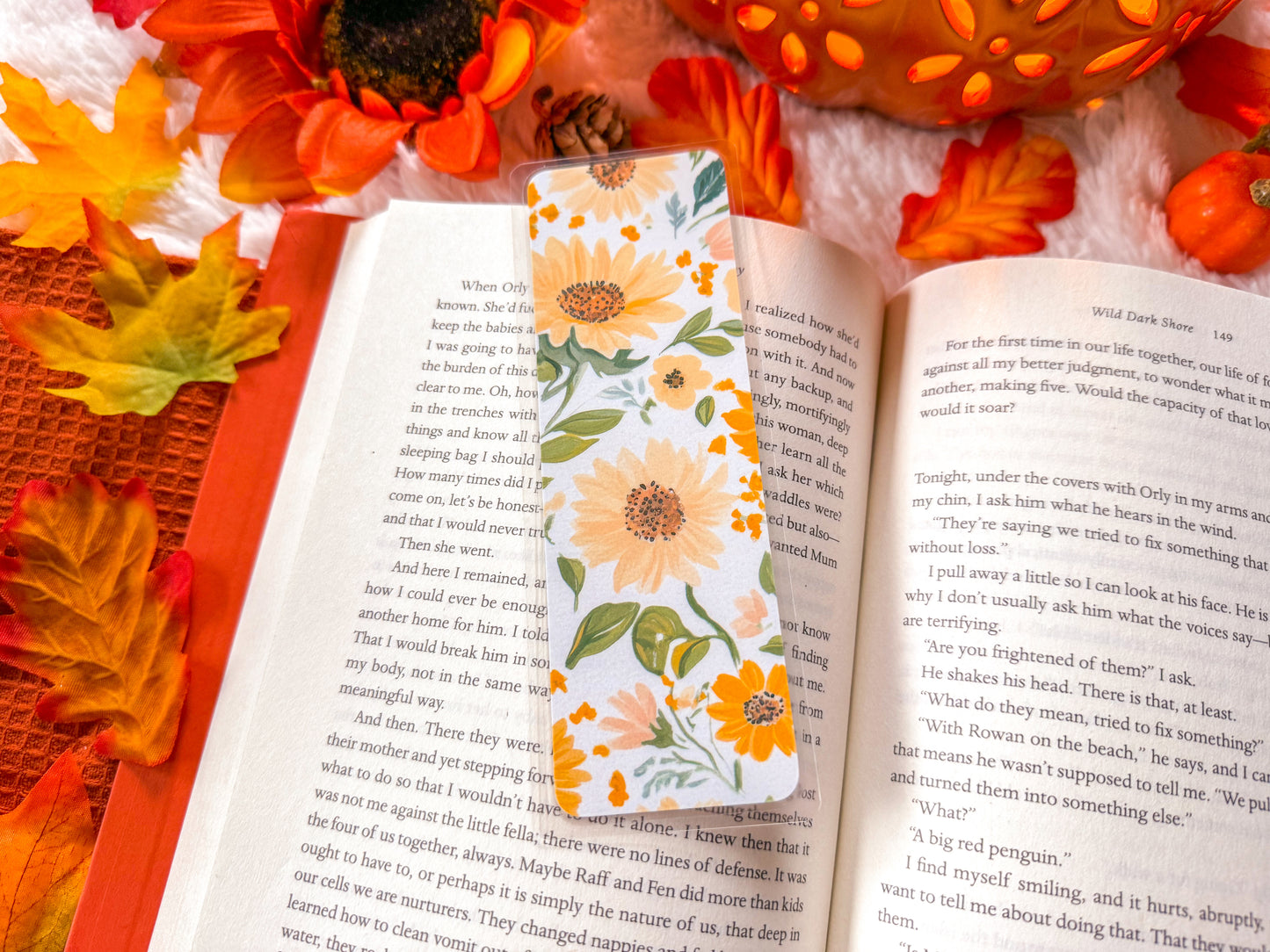 Sunflower Fall Bookmarks