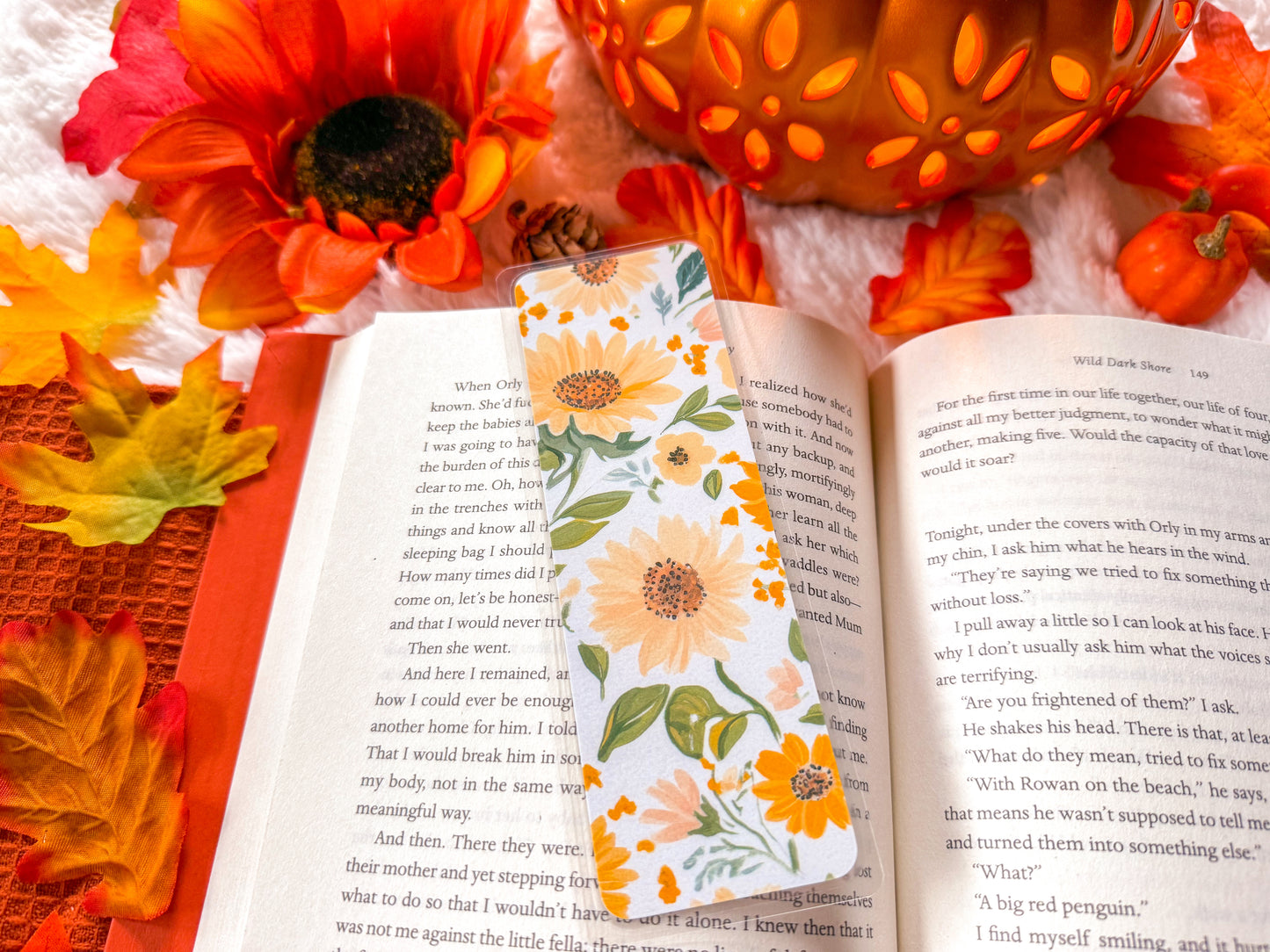 Sunflower Fall Bookmarks