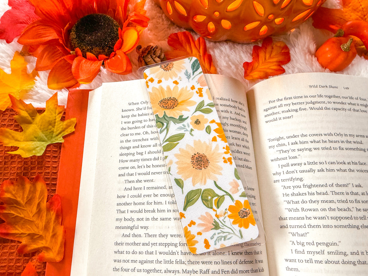 Sunflower Fall Bookmarks