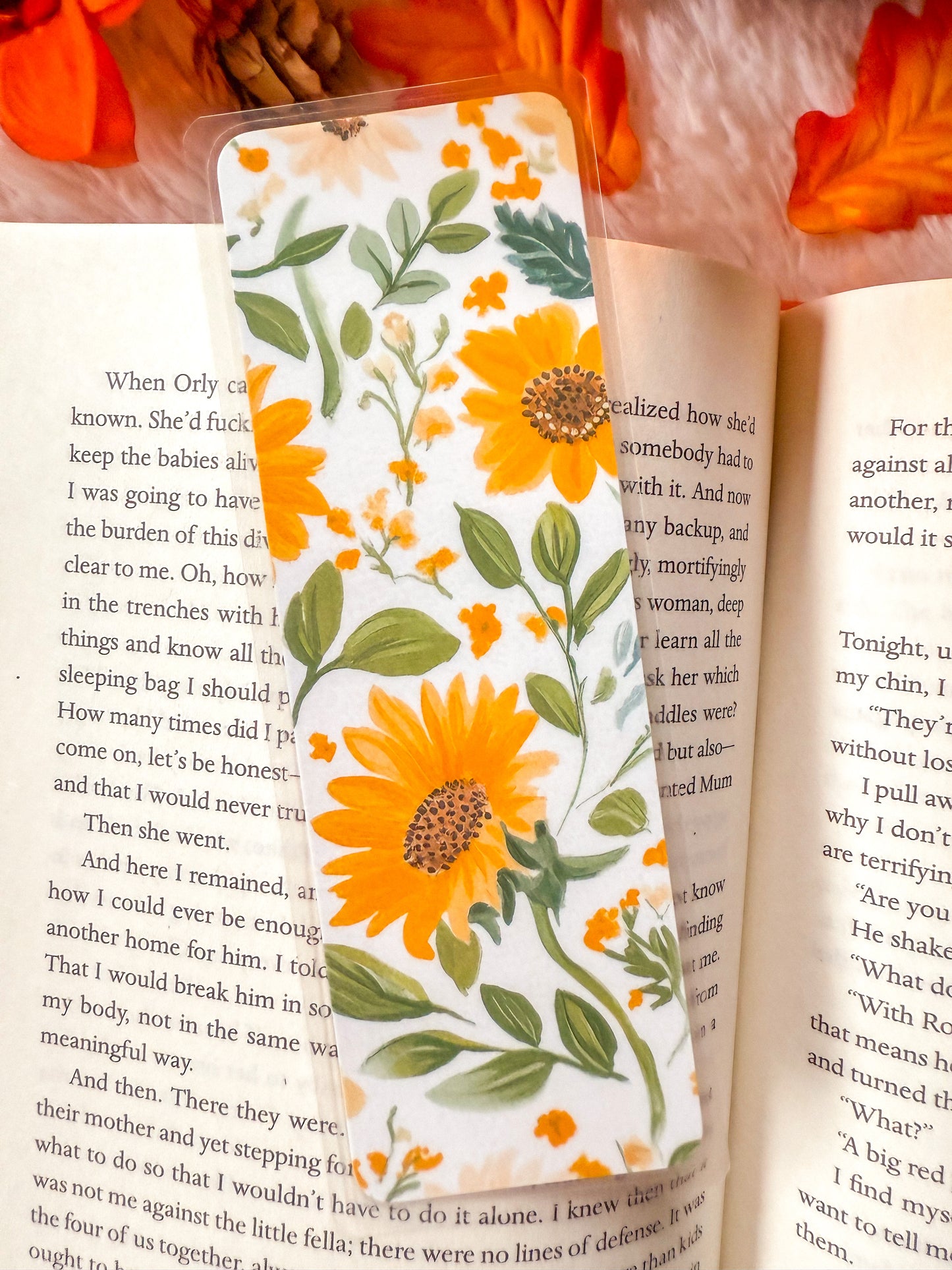 Sunflower Fall Bookmarks
