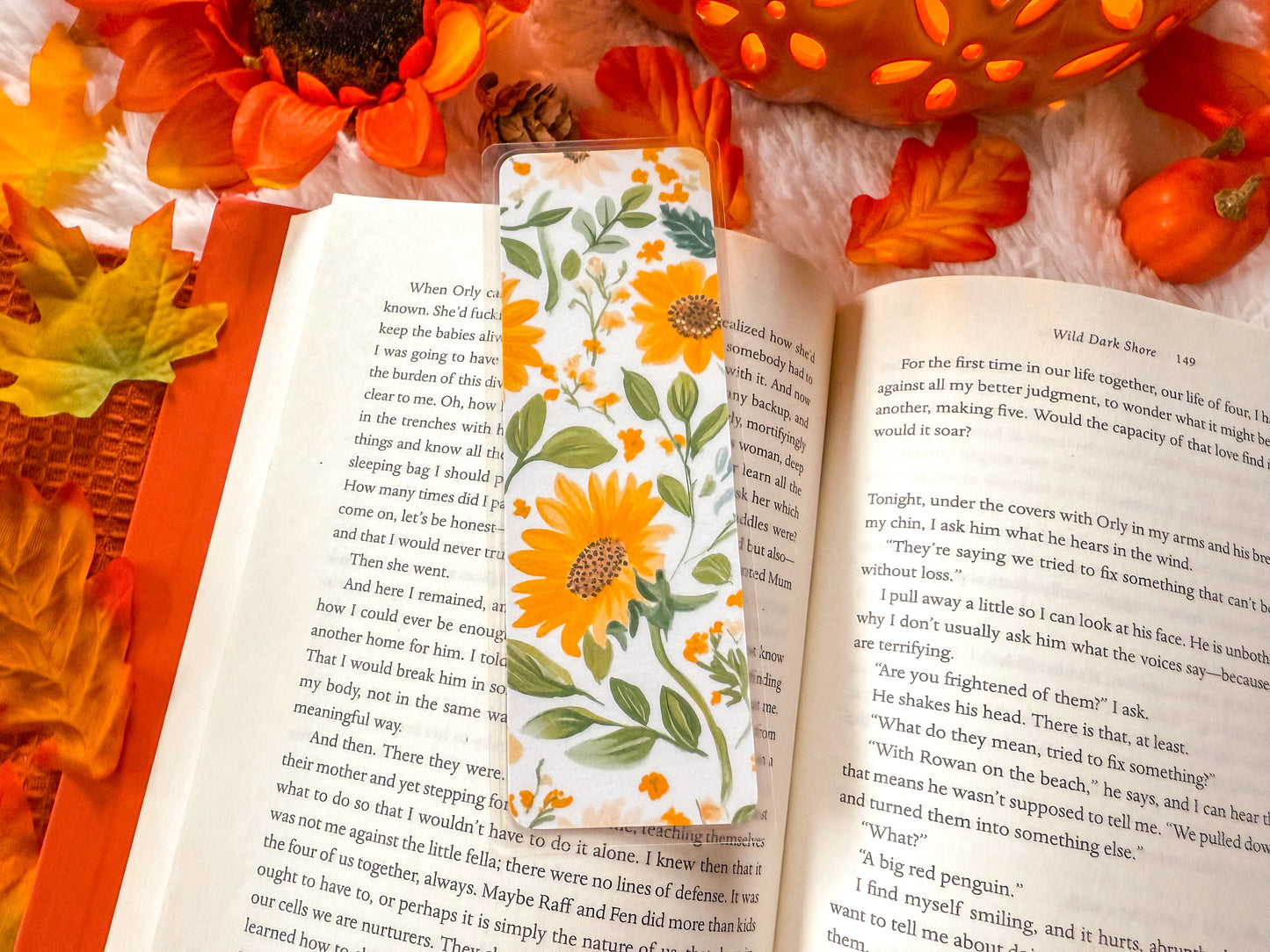 Sunflower Fall Bookmarks