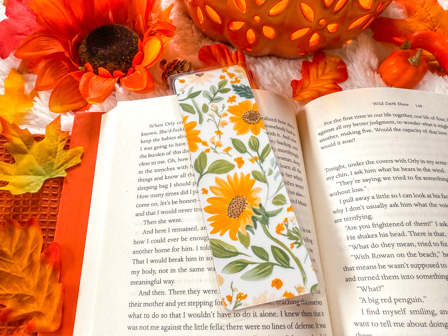 Sunflower Fall Bookmarks