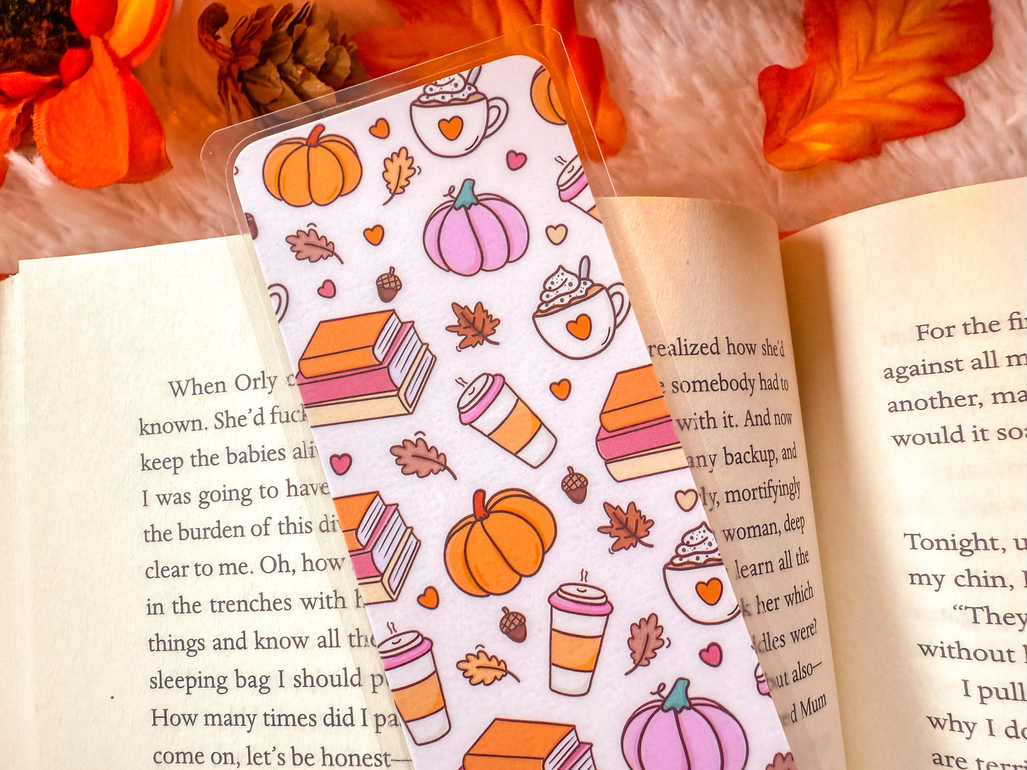 Cozy Pumpkin Spice Bookmark Collection