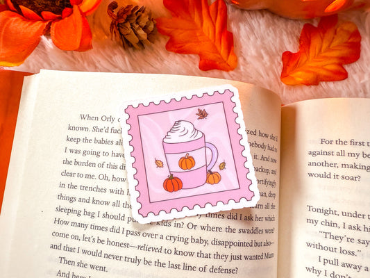 Pumpkin Spice Stamp Sticker