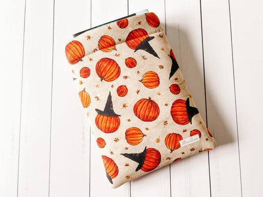 Pumpkins With Witch Hats Halloween Book Sleeve (Sample) (Copy)