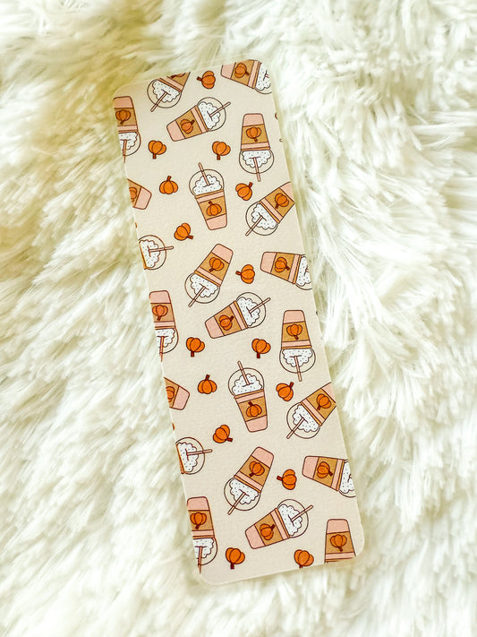 Pumpkin Spice Latte Fall Bookmark