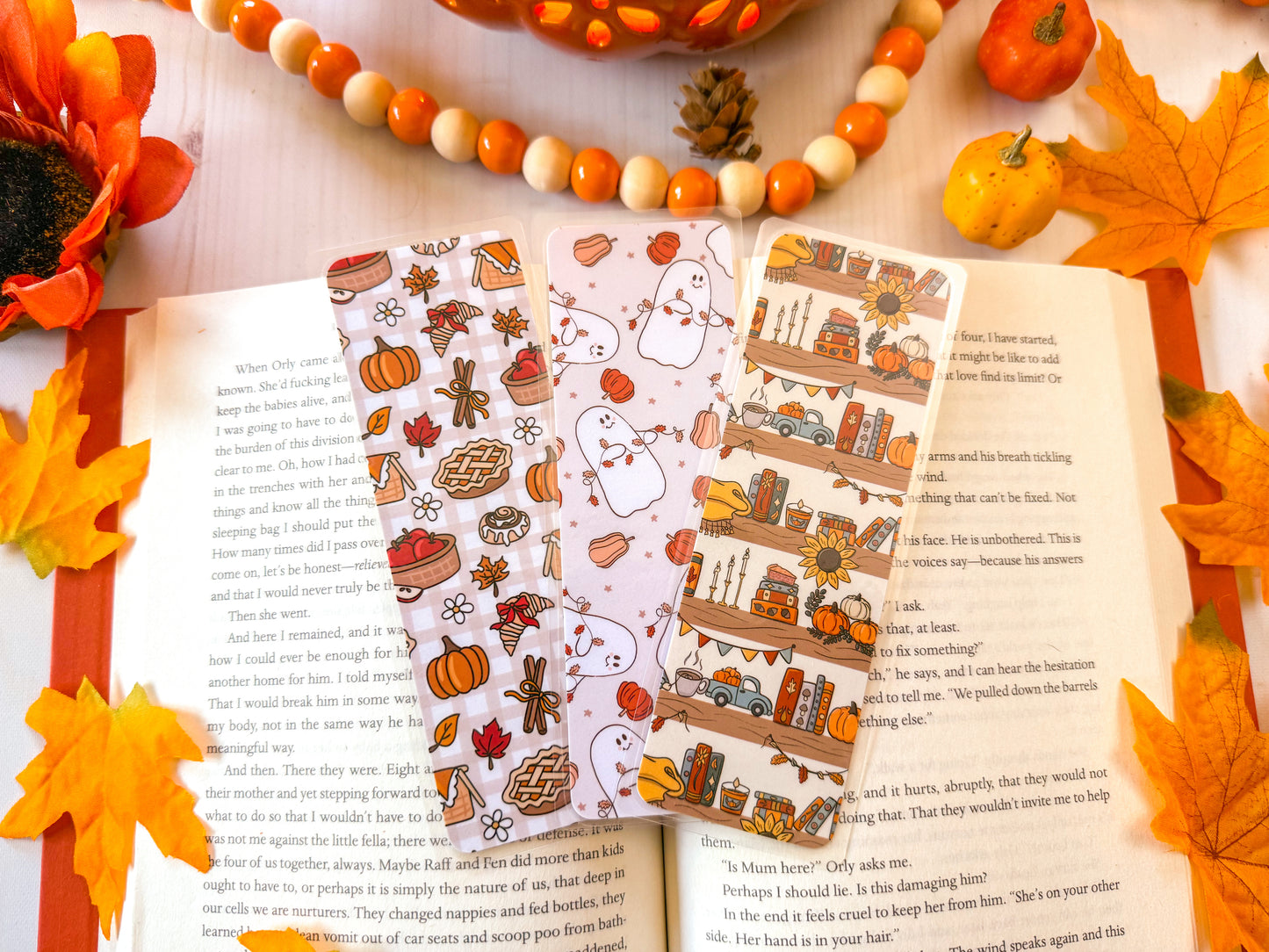 Bookish Fall Bookmark Collection