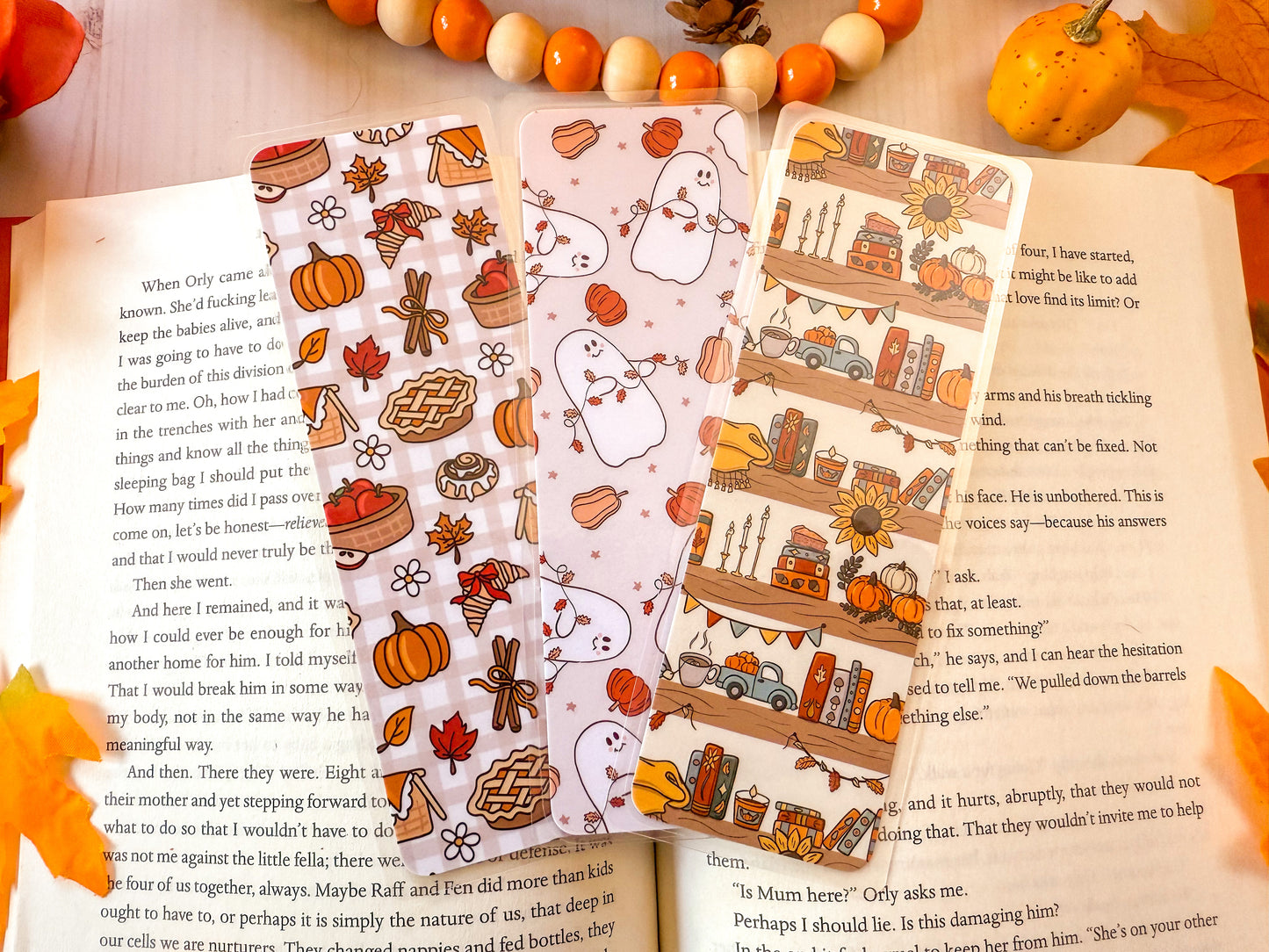Bookish Fall Bookmark Collection