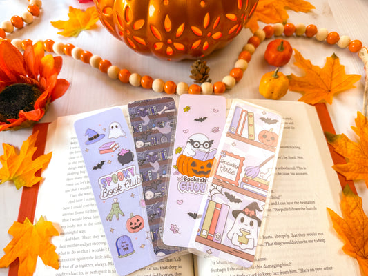 Bookish Halloween Bookmark Collection