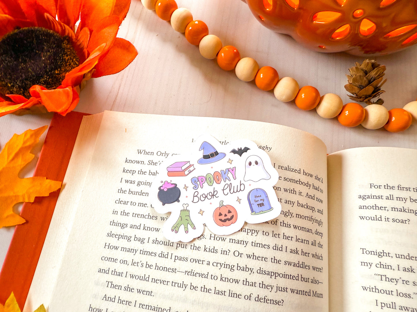Bookish Halloween Sticker Collection