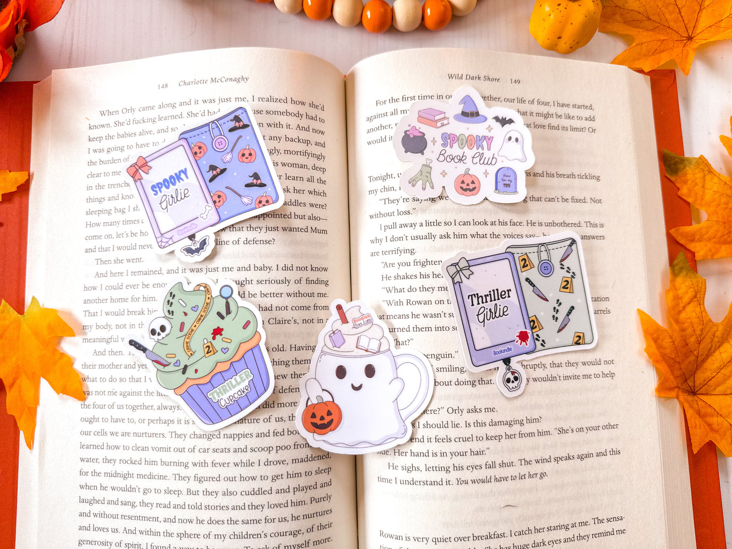 Bookish Halloween Sticker Collection