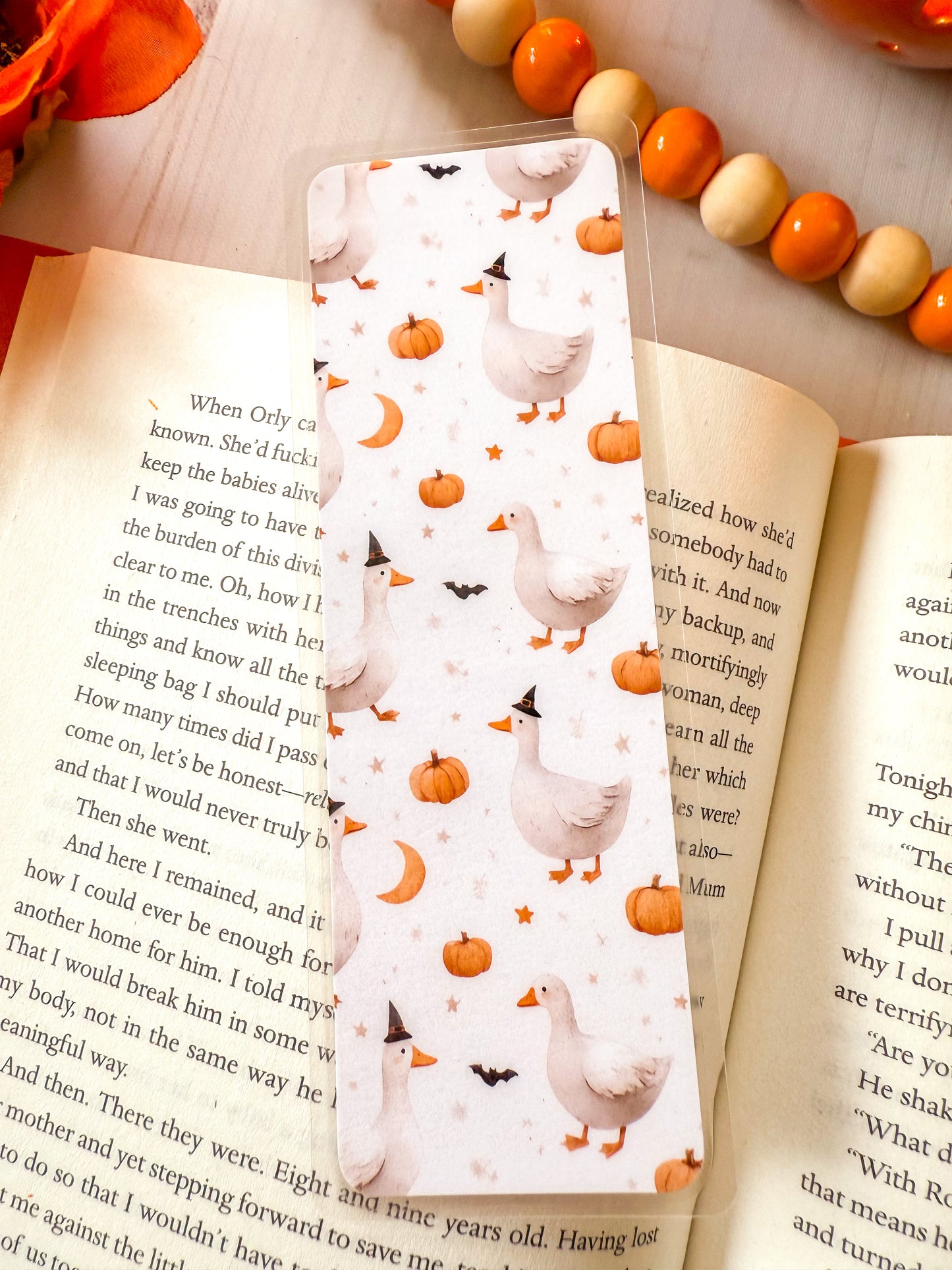 Halloween Goose Bookmark