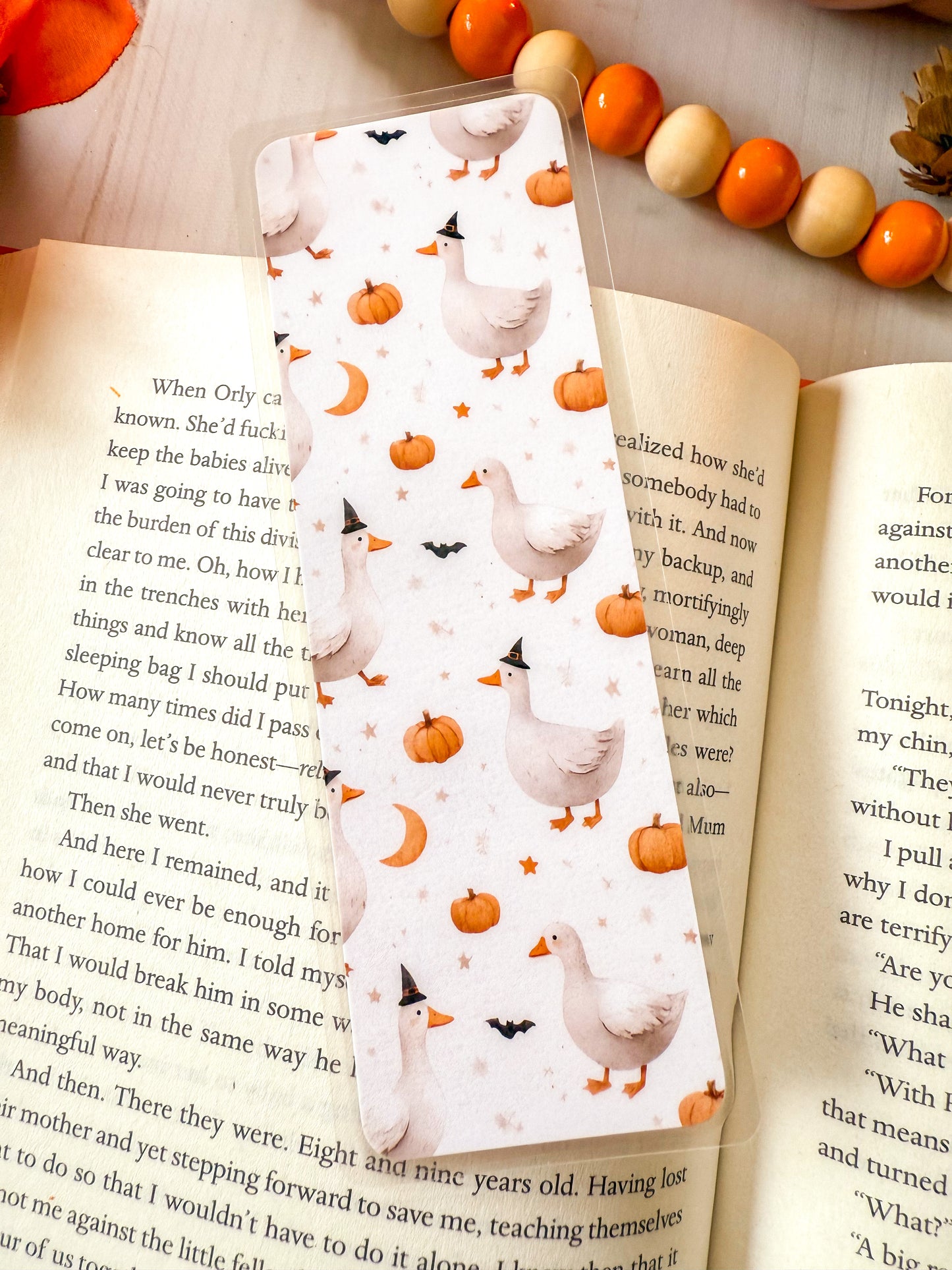 Halloween Goose Bookmark