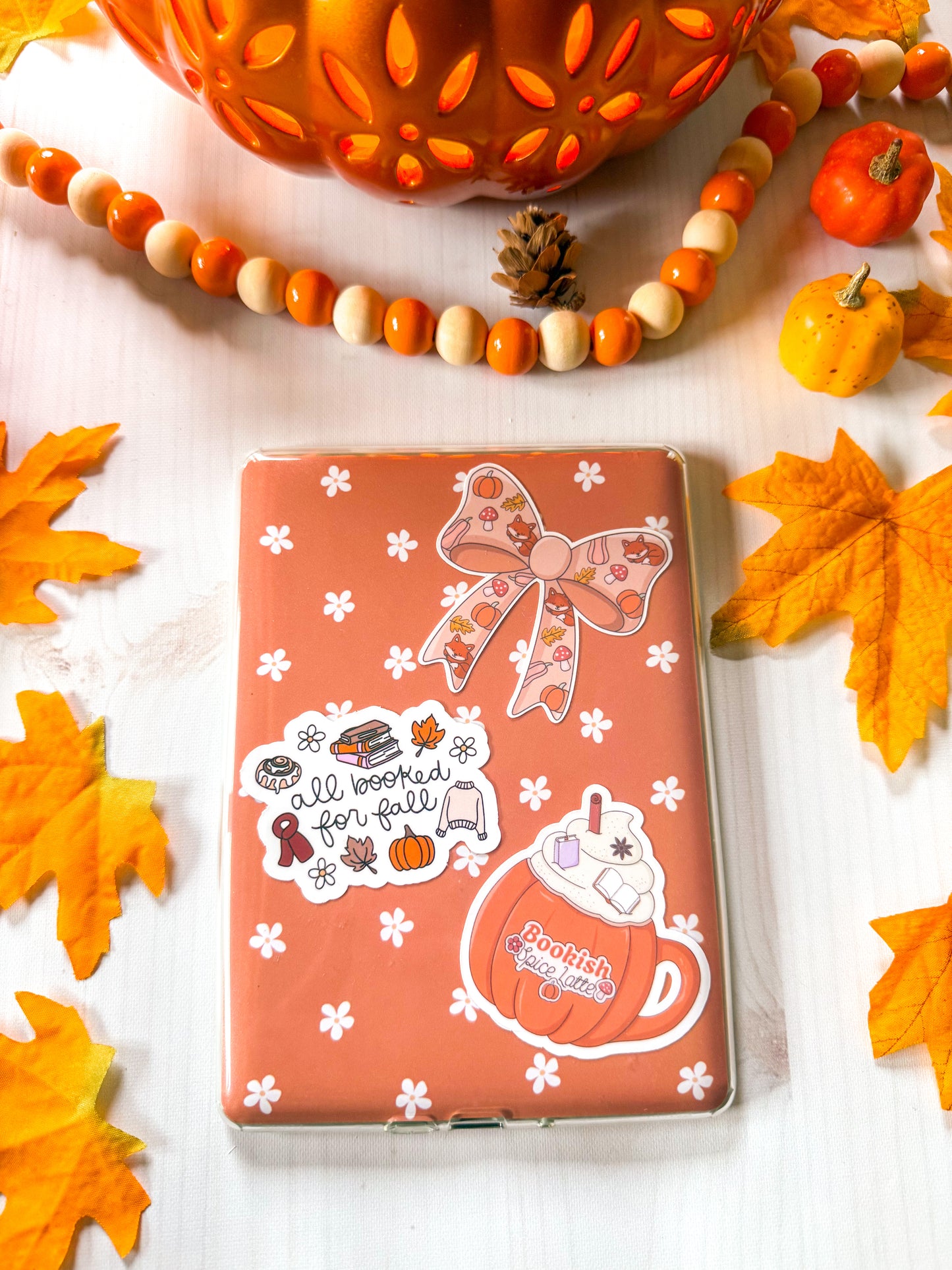 Cozy Fall Bow Sticker
