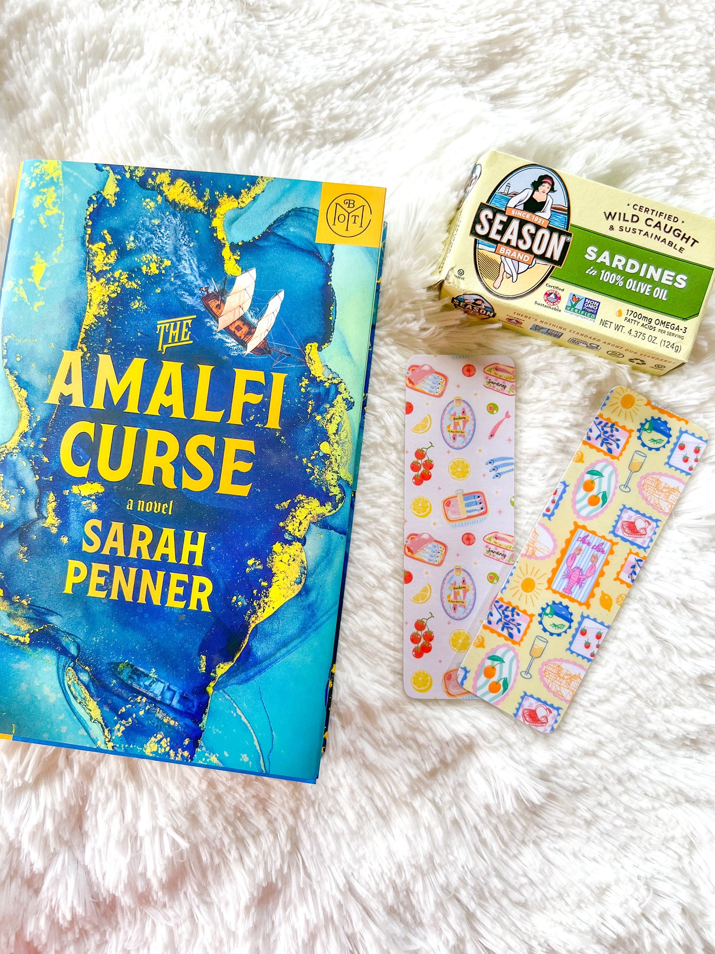 Amalfi Coast Summer Bookmark Collection