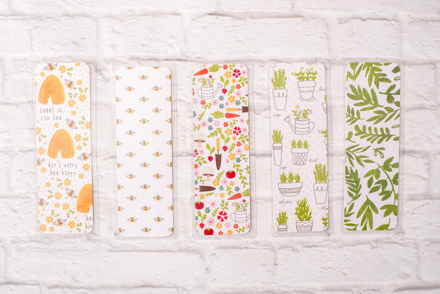 Garden & Bees Bookmarks