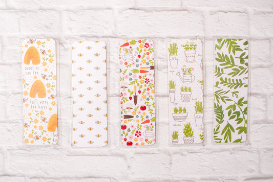 Garden & Bees Bookmarks