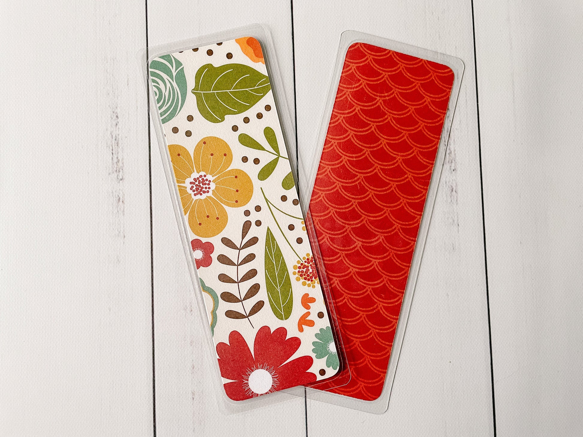 Autumn Floral Bookmarks