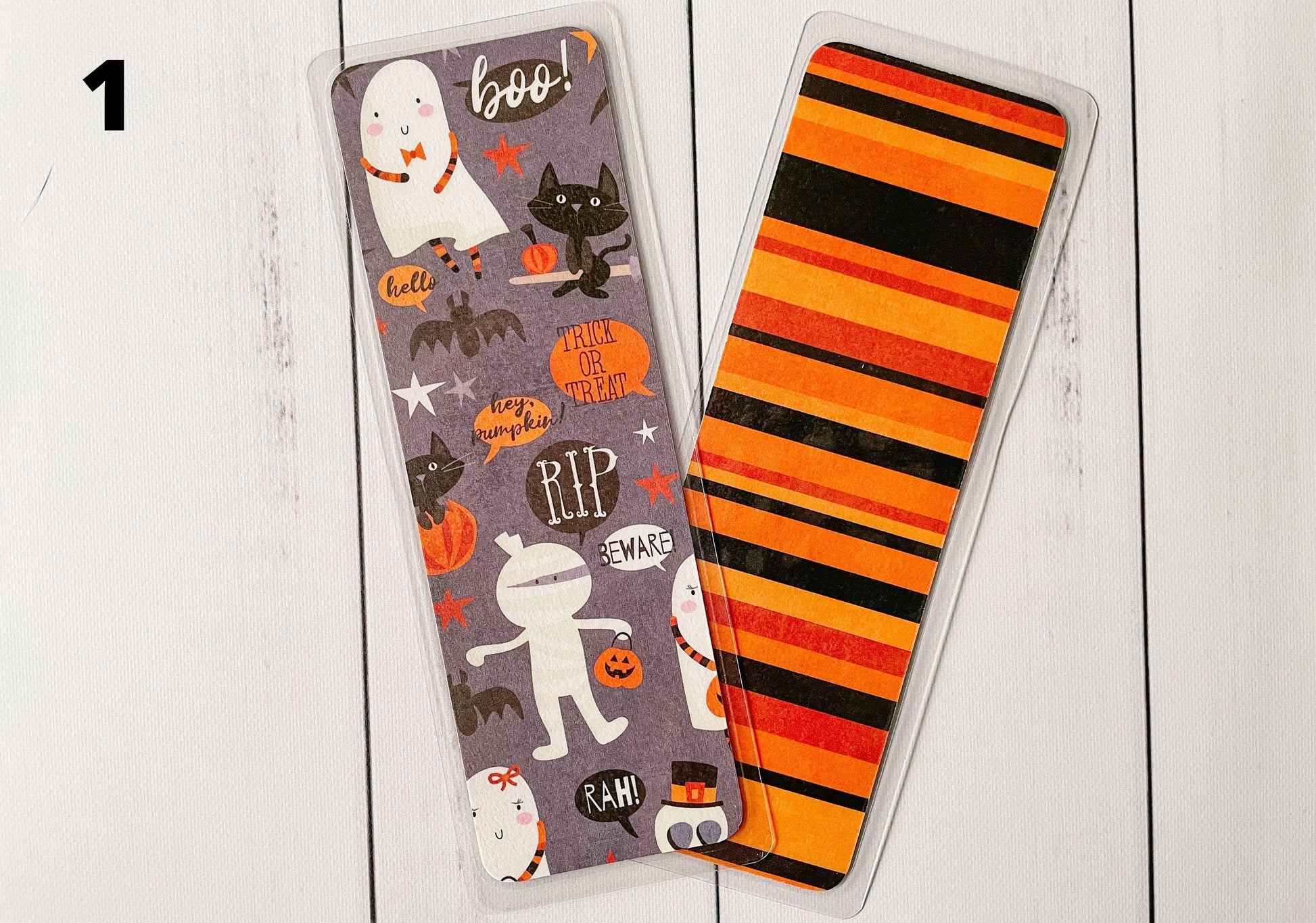 Ghosts & Skeletons Halloween Bookmarks