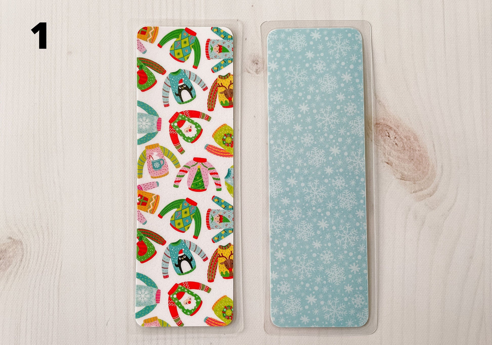 Ugly Sweater Christmas Party Bookmarks