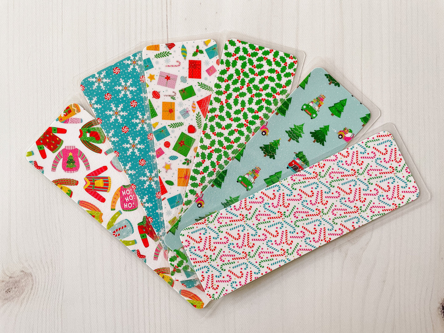 Ugly Sweater Christmas Party Bookmarks