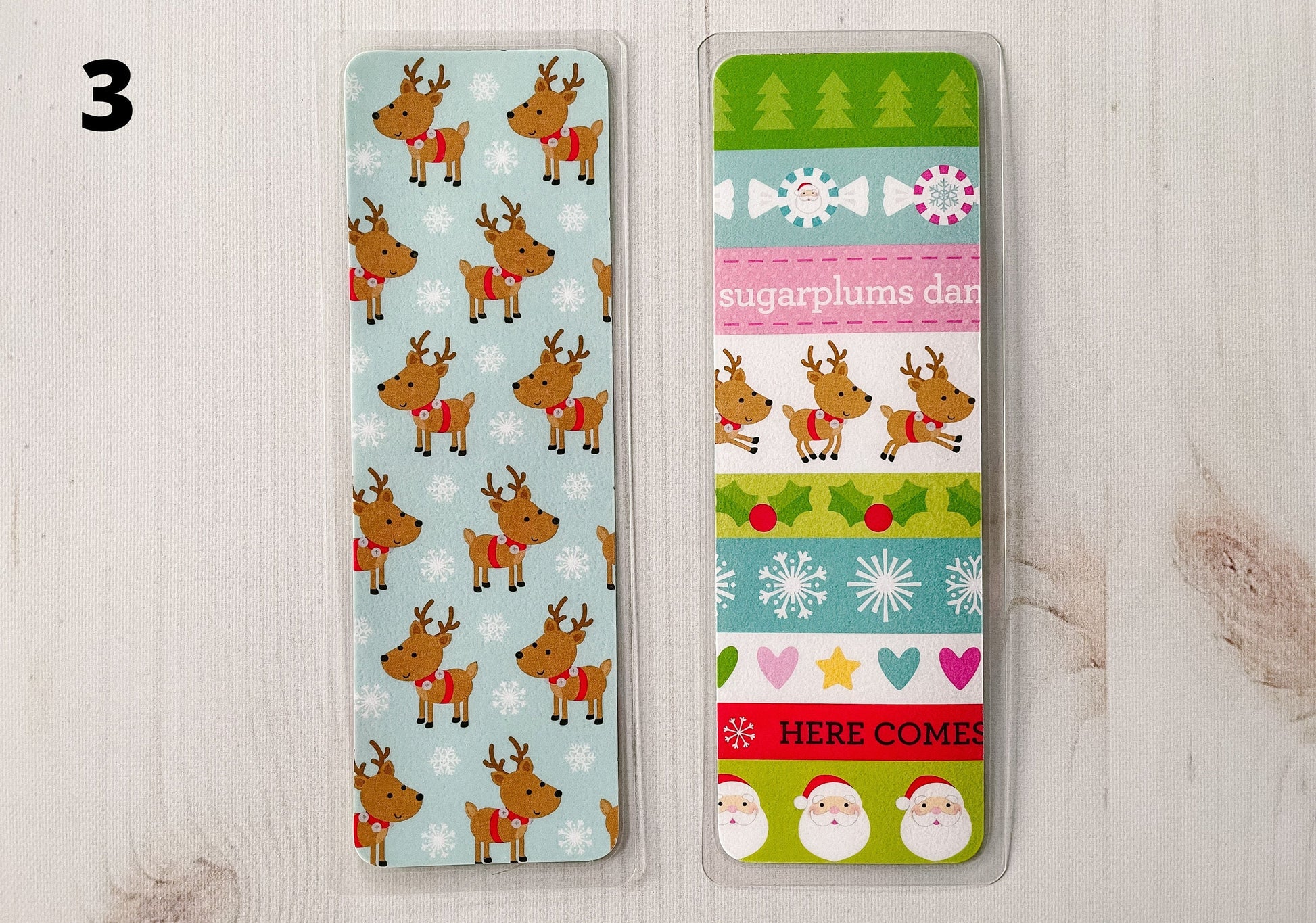 Here Comes Santa Bookmarks