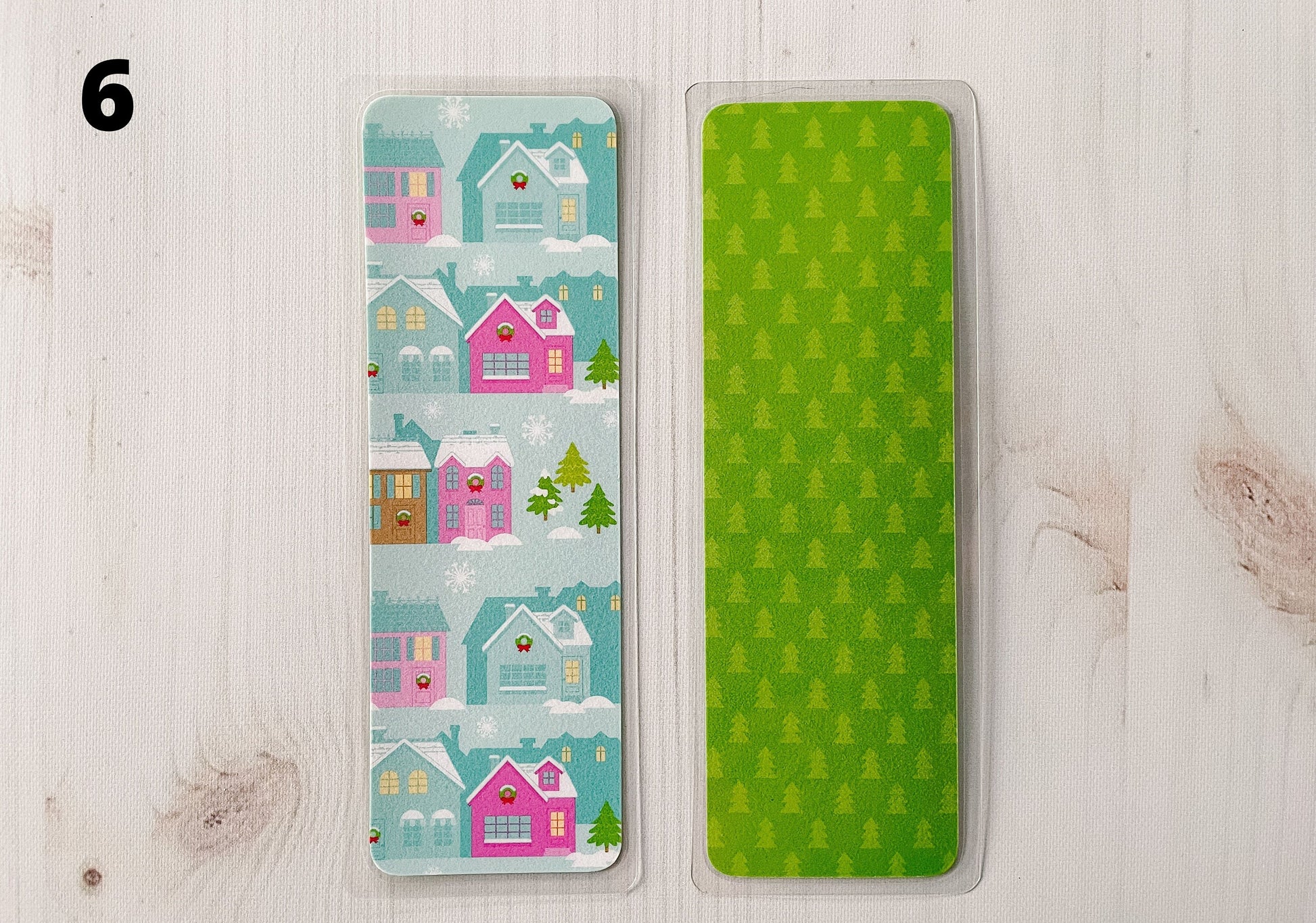 Here Comes Santa Bookmarks
