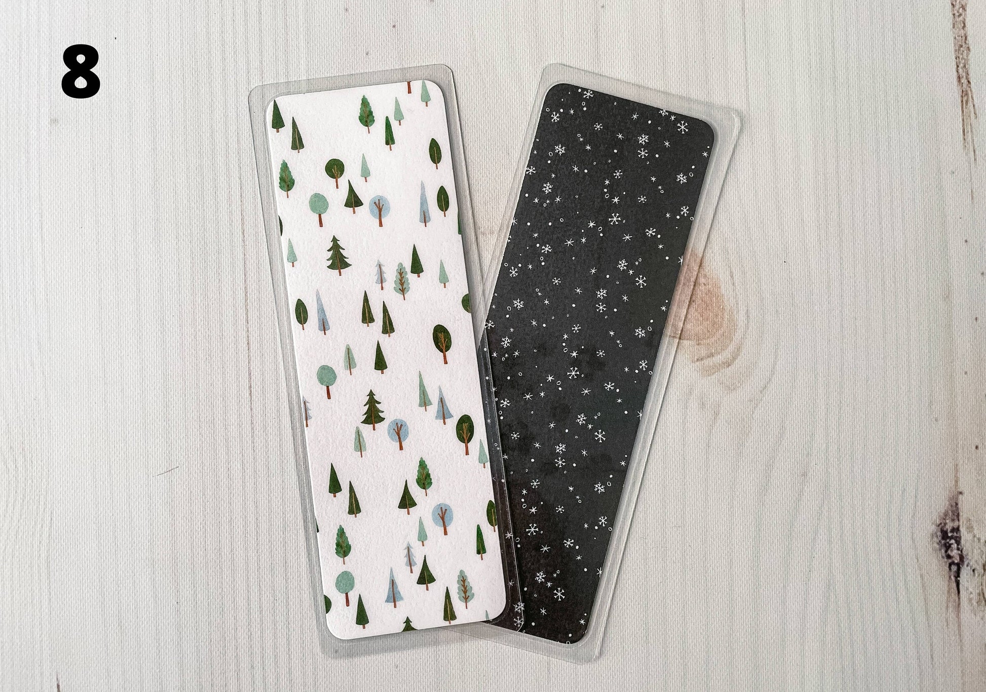 Ski Chalet Winter Bookmarks