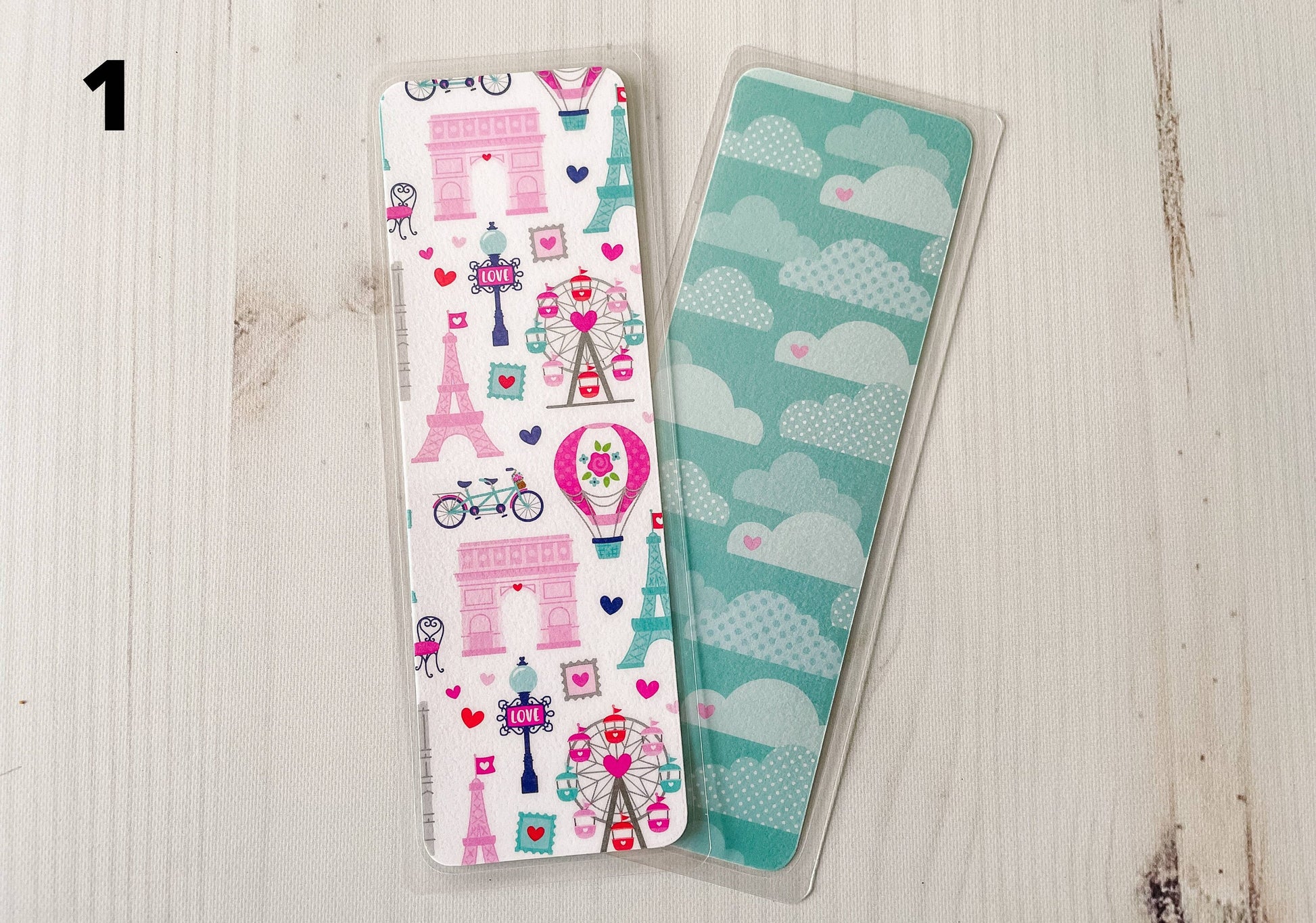 French Kiss Valentine's Day Bookmarks
