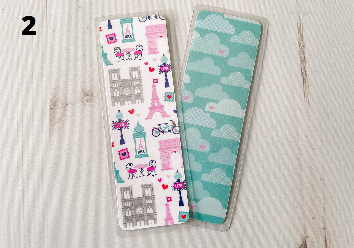 French Kiss Valentine's Day Bookmarks