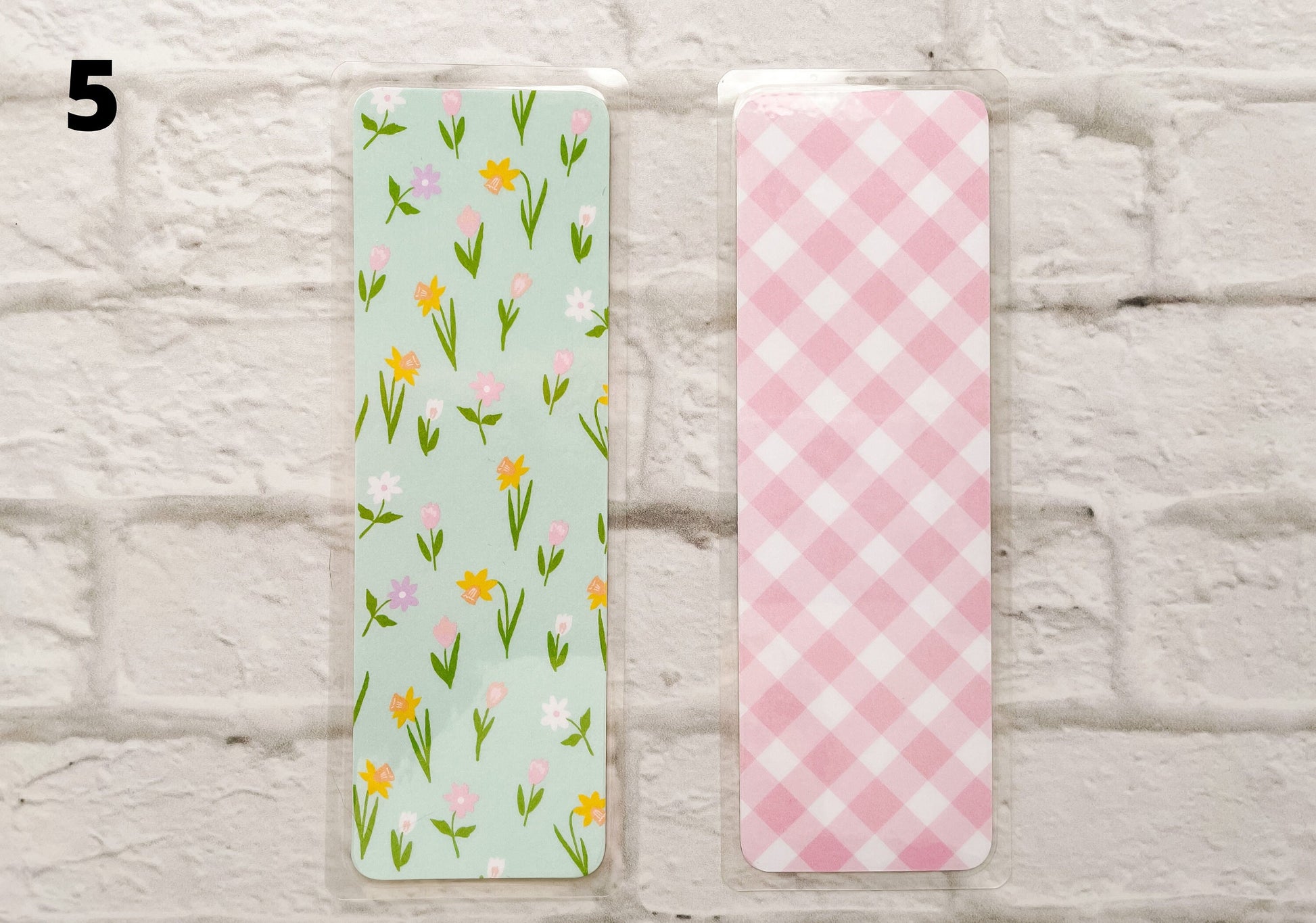 Sunshine, Rain, and Flowers Bookmarks