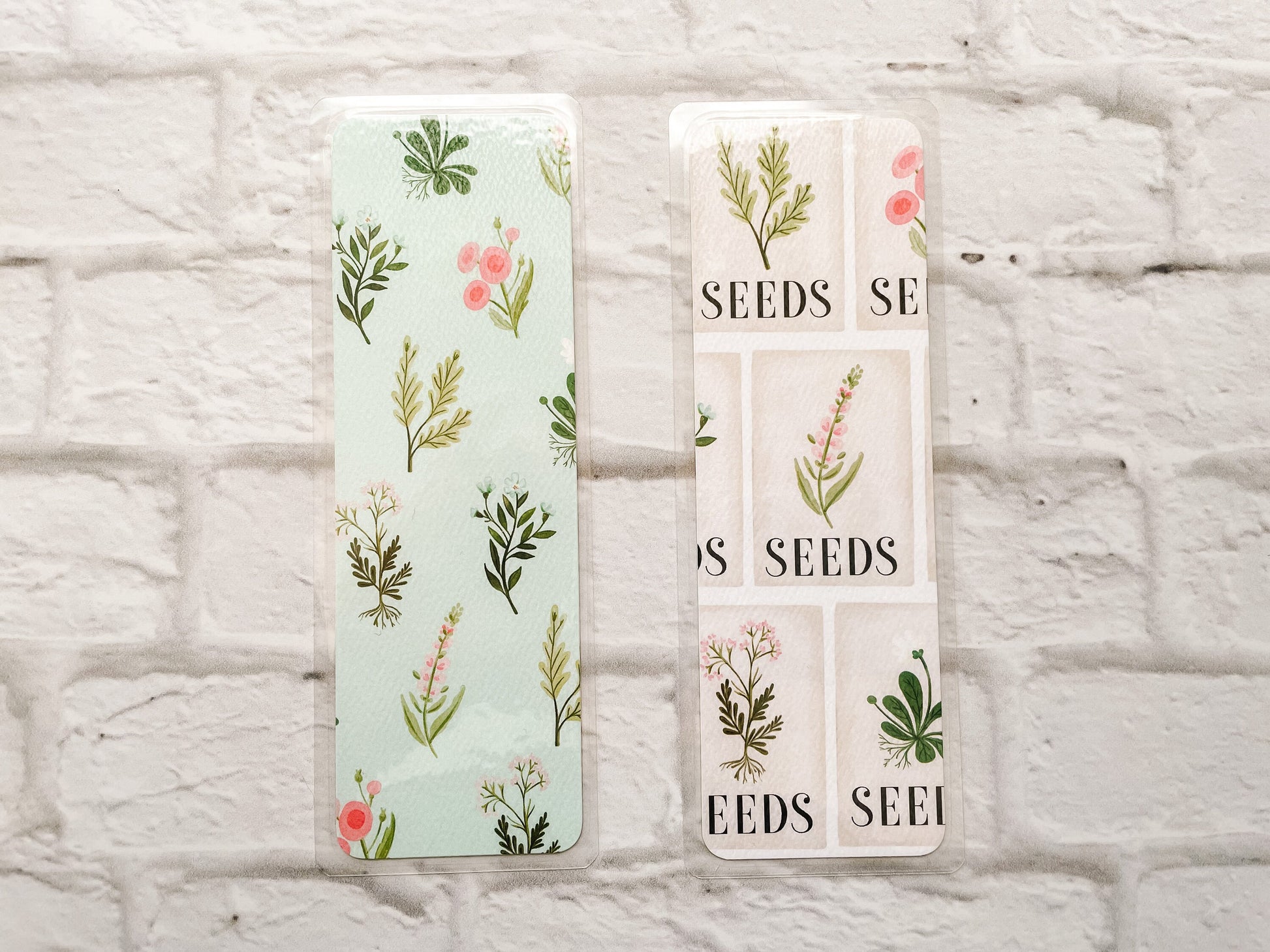 Planting Seeds Floral Bookmarks