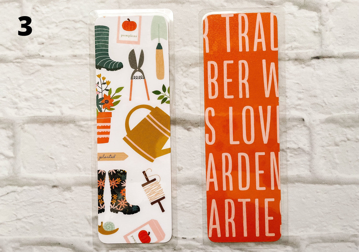 Fall Vegetable Garden Bookmarks