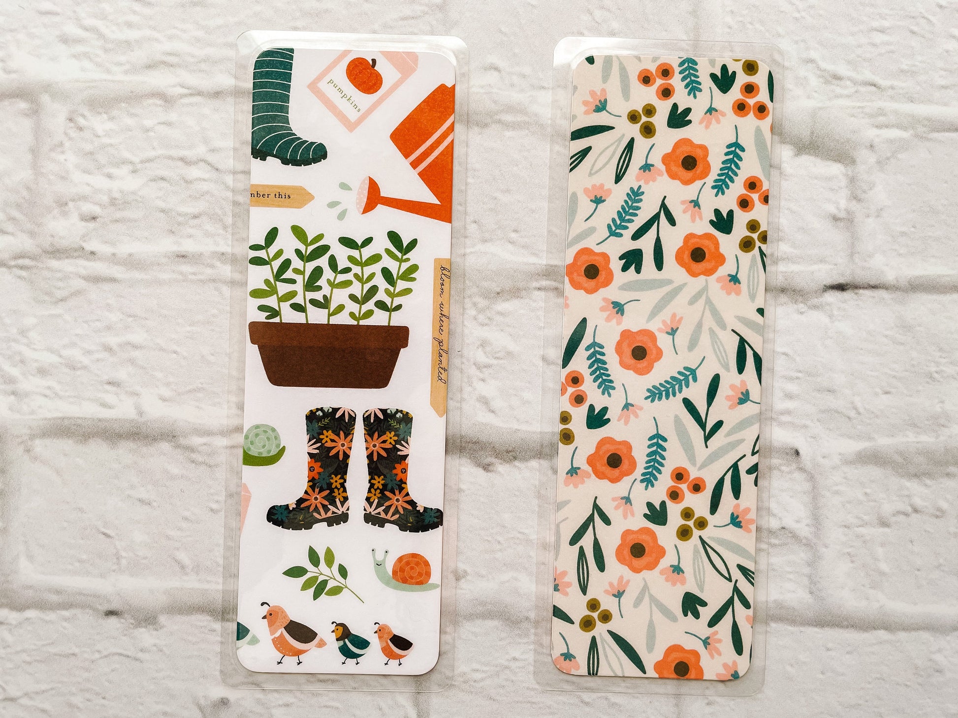 Fall Vegetable Garden Bookmarks