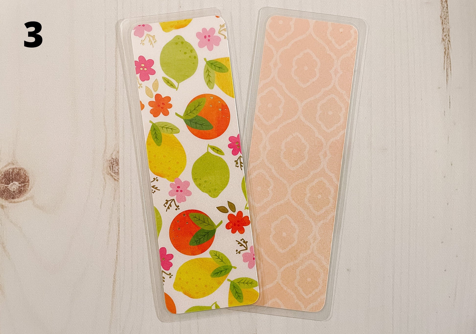 Citrus Tropical Summer Bookmarks